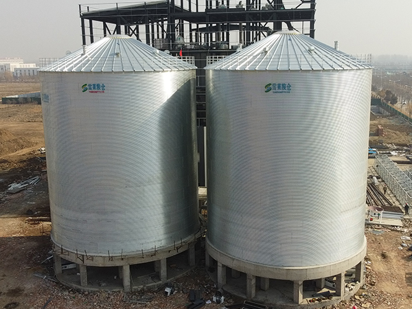 2-3000T玉米存储用装配式镀锌钢板仓项目